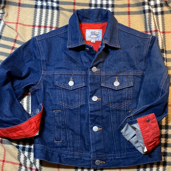 Burberry Kids Dark Blue Jean Jacket! Fabulous Hardware! Like New! 🔥💙
